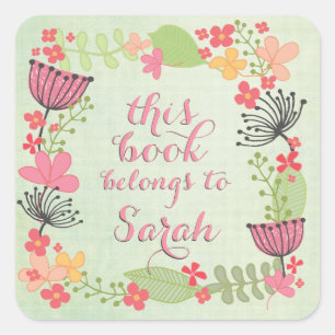 Dieses Buch gehört zu einem Aufkleber für die Beze