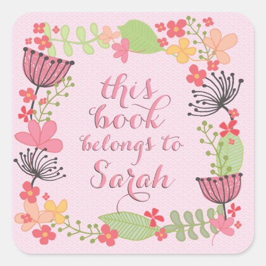 Dieses Buch gehört zu einem Aufkleber für die Beze (Vorderseite)