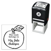 Dieses Buch gehört zu einem Bibliothekszeichen für Permastempel (Beispiel)