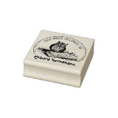 Dieses Buch gehört zu einem Niedlichen Eule-Buch Gummistempel (Stempel)