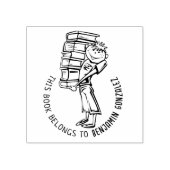 Dieses Buch gehört zu einem Niedlichen Kinderbuch Gummistempel (Prägung)