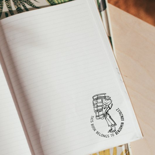 Dieses Buch gehört zu einem Niedlichen Kinderbuch Gummistempel