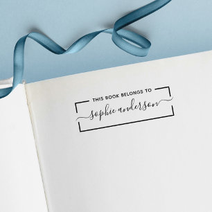 Dieses Buch gehört zu einem trendigen Skriptnamen Permastempel
