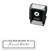 Dieses Buch gehört zu einem trendigen Skriptnamen Permastempel (Beispiel)