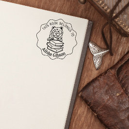 Dieses Buch gehört zu einer Niedlichen Chow-Klasse Gummistempel