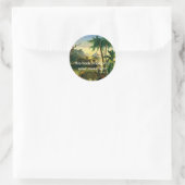 Dieses Buch gehört zu ... Fine Art Buchzeichen Runder Aufkleber (Tasche)