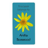 Dieses Buch gehört zu Individuelle Name-Gelben Blu (Vorne)