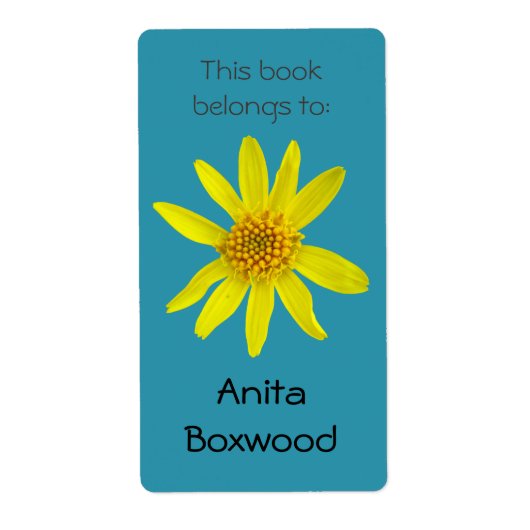 Dieses Buch gehört zu Individuelle Name-Gelben Blu (Vorne)