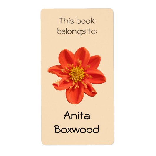 Dieses Buch gehört zu Individuelle Name Orange Blu (Vorne)