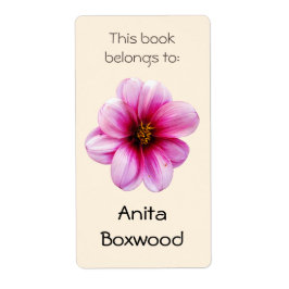 Dieses Buch gehört zu Individuelle Name Pink Blume