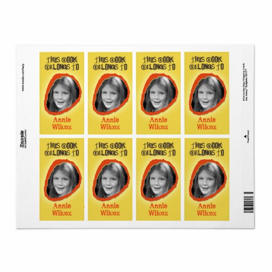 Dieses Buch gehört zu neutralen Individuellen Name (Vorne)