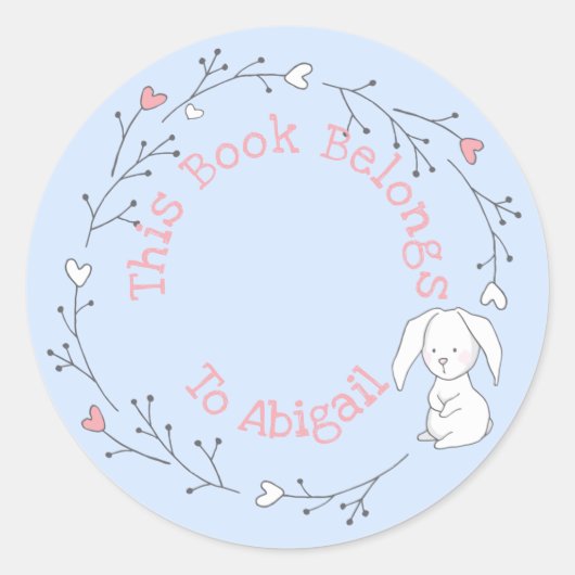 Dieses Buch gehört zu - Niedliche Sonne in einem K Runder Aufkleber (Vorderseite)