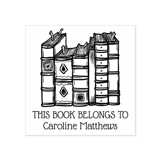 Dieses Buch gehört zu Personalisierten Gummistempel (Prägung)