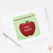 Dieses Buch gehört zu.. Quadratischer Aufkleber (Umschlag)