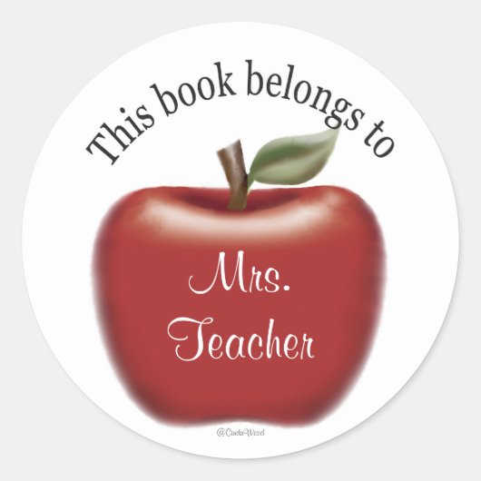 Dieses Buch gehört zum Aufkleber (Vorderseite)