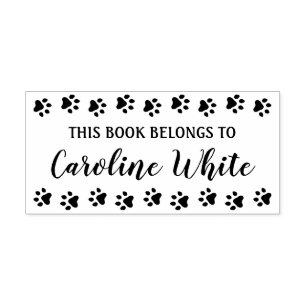 Dieses Buch gehört zum eleganten Skriptdruck Gummistempel