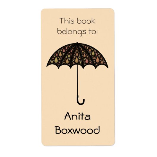 Dieses Buch gehört zum Individuelle Name Umbrella (Vorne)