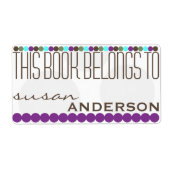 Dieses Buch gehört zum Label-Template (Vorne)