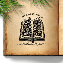 Dieses Buch gehört zur Briefmarke des Blumenbuchs 