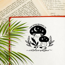 Dieses Buch gehört zur Mushroom Rubber Briefmarke