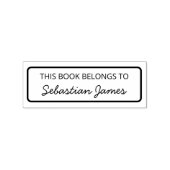 Dieses Buch gehört zur Signatur Personalisiert Gummistempel (Prägung)