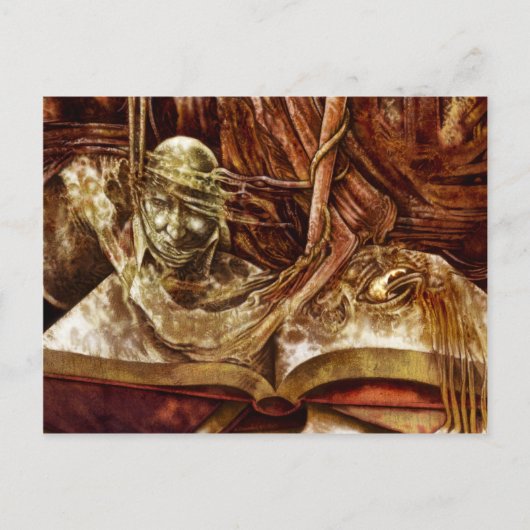 Dieses Buch ist Spuk Postkarte (Vorderseite)