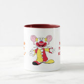 Dieses Büro ist von den Zirkus-Clowns voll Tasse (Zentrum)