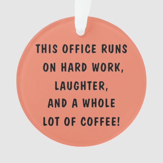 DIESES BÜRO LÄUFT AN... ORNAMENT (Vorderseite)