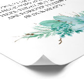 Dieses Candle Burns Greenerity-Hochzeitsszenario Poster (Ecke)