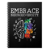 dieses coole Shirt der Neurovielfalt ist perfekt f Notizblock (Vorderseite)