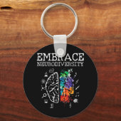 dieses coole Shirt der Neurovielfalt ist perfekt f Schlüsselanhänger (Vorderseite)