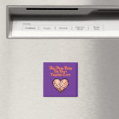 Dieses Design für Mütter läuft auf pure Kaffeelieb Magnet (In Situ (Geschirrspüler))