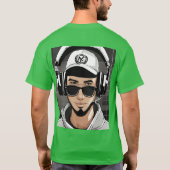 Dieses Design verbindet Spaß mit Spielmotiv und T-Shirt (Rückseite)