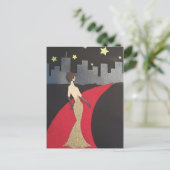 Dieses Design wird Sie immer glamourös fühlen! Postkarte (Stehend Vorderseite)