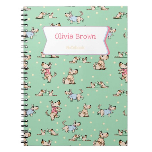 Dieses Dog Life Linken Notebook mit Namen Notizblock (Vorderseite)