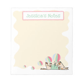 Dieses Dog Life merkt Niedliches Dog-Jonglieren No Notizblock