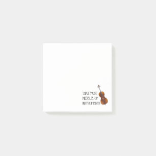 Dieses edelste der Instrumente - Cello Post-it Klebezettel