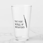 Dieses edelste der Instrumente - Flöten-Glas Glas (Vorderseite)