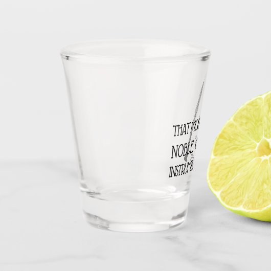 Dieses edelste der Instrumente - Oboe Schnapsglas (Links)