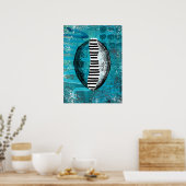 Dieses Ei könnte schwimmen Poster Wall Art (Küche)