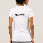 Dieses ein Mal am Bandlager…  [[TROMPETE]] T-Shirt (Rückseite)