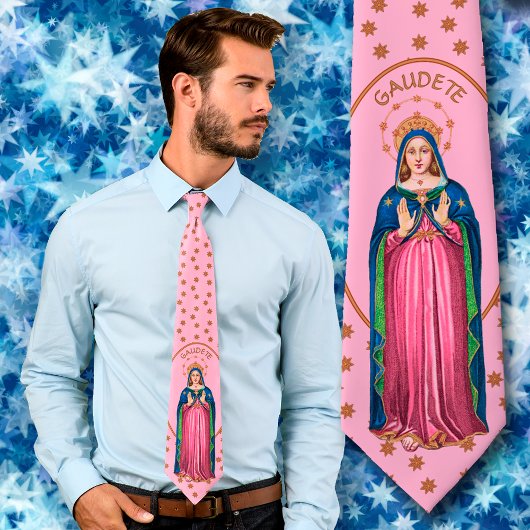 DIESES EINE ZU Gaudete Angled Stars Neck Tie Krawatte