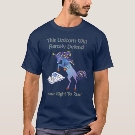 Dieses Einhorn wird Ihr Recht wirksam verteidigen T-Shirt (Vorderseite)