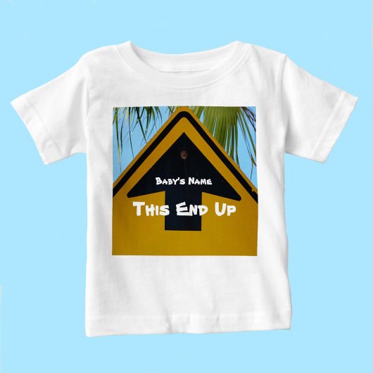 Dieses Ende Arrow lustig Niedlich Baby T-shirt