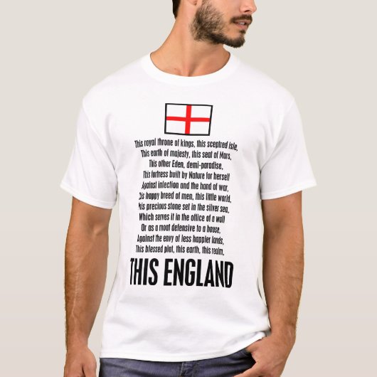 Dieses England T-Shirt (Vorderseite)