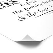 Dieses Essen gesegnet Fotodruck (Ecke)