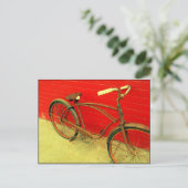 Dieses Fahrrad ist ein beliebtes Kunstwerk! Postkarte (Stehend Vorderseite)