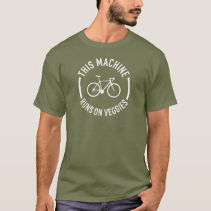 Dieses Fahrrad läuft mit Gemüse T-Shirt