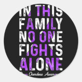 Dieses Familienmedikament - Überdosierungsbewussts Runder Aufkleber (Vorderseite)