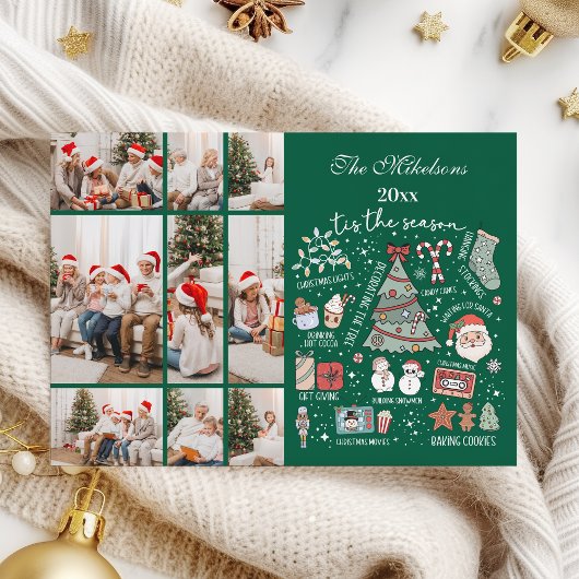 Dieses Foto der 9. Saison Retro Grünen Weihnachten